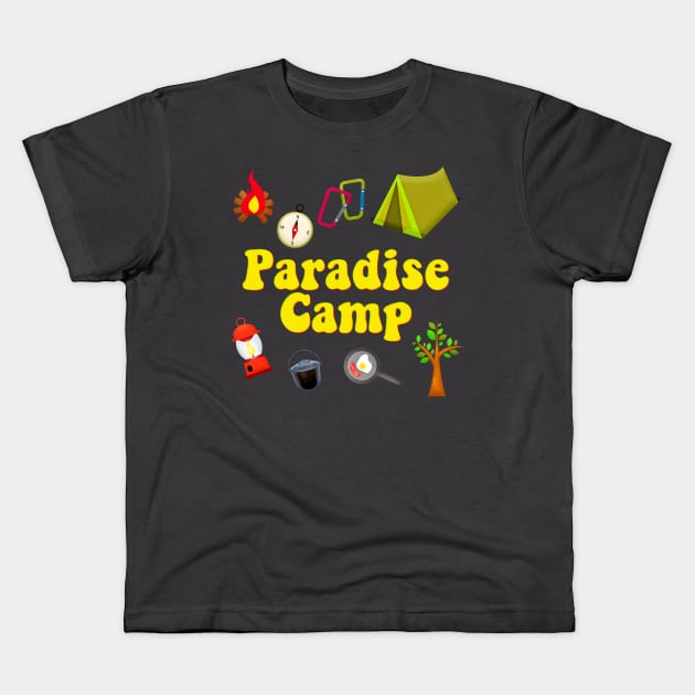 Paradise Camp, Carry On Movie, British Film Kids T-Shirt by Style Conscious